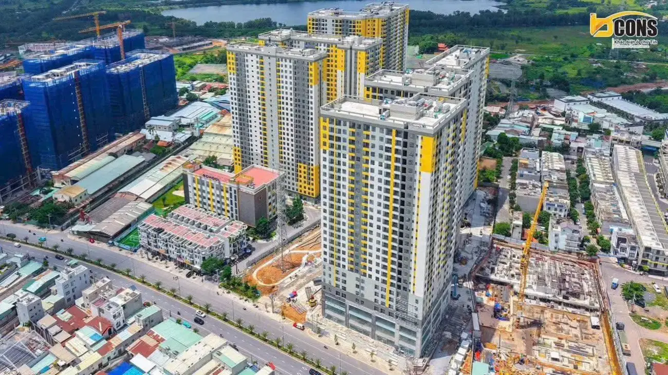 Bcons New Sky: Dự án căn hộ hiện đại ứng dụng công nghệ BIM tiên tiến, đảm bảo chất lượng và tiến độ xây dựng tại Bình Dương.